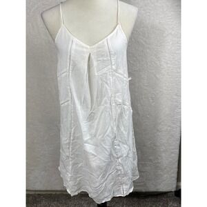 NWT Old Navy White Cotton Dress Sleeveless Summer Beachy Mini Dress‎ Size S